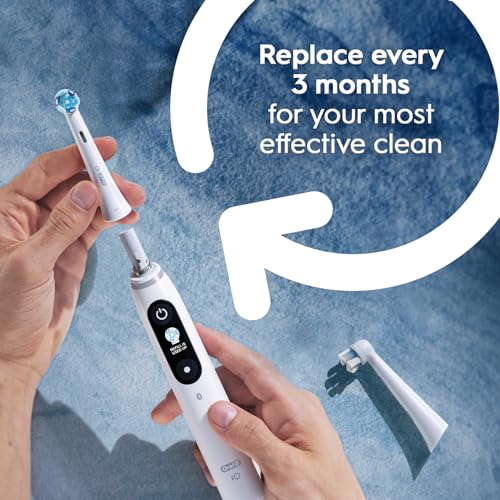 Oral-B iO Ultimate Clean Replacement Brush Heads - 4 Pack, Black - Image 4
