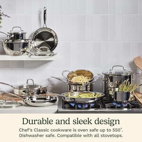 Cuisinart 10-Inch Stainless Steel Skillet - Chef's Classic Collection - Image 4