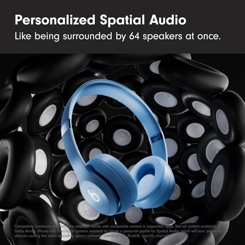 Beats Solo 4 - Slate Blue Wireless Bluetooth Headphones - Image 3