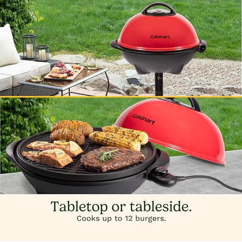 Cuisinart 2-in-1 Electric Grill for Indoor & Outdoor Cooking - Image 4