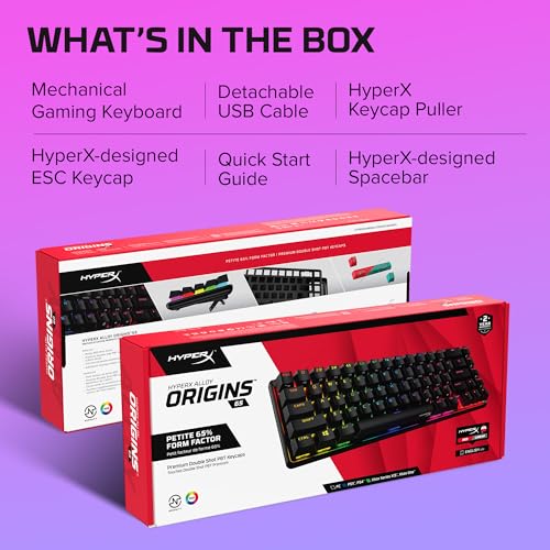 HyperX Alloy Origins 65 - Compact RGB Gaming Keyboard - Image 10