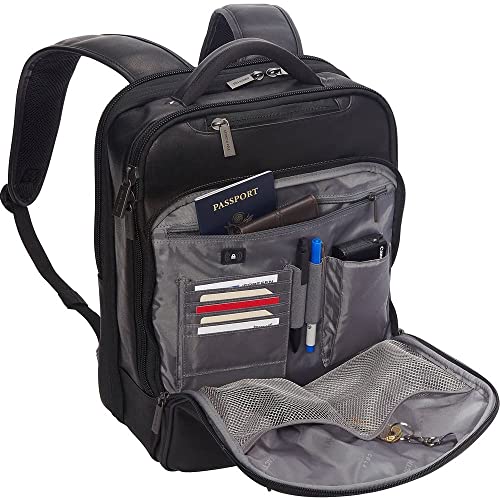 Kenneth Cole Reaction Leather 16" Manhattan Slim Laptop Travel Backpack - Image 6