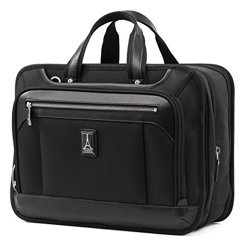Travelpro Platinum Elite Expandable Business Laptop Briefcase - Shadow Black