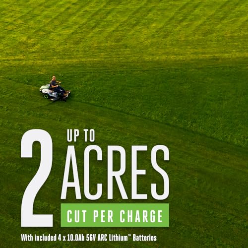 EGO Power+ 42" Electric Riding Lawn Mower with Zero Turn Radius - Image 4