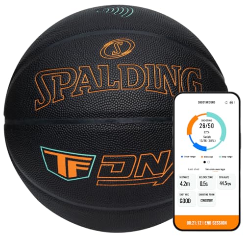 Spalding TF DNA Smart Basketball with 1 Year App Subscription