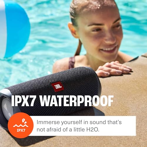 JBL FLIP 5: Waterproof Portable Bluetooth Speaker - Black - Image 5