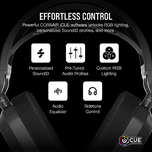 Corsair HS80 MAX Wireless Gaming Headset – Steel Gray - Image 8