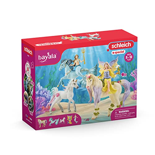 Schleich Bayala 7-Piece Mermaid, Unicorn & Fairy Toy Playset - Image 6