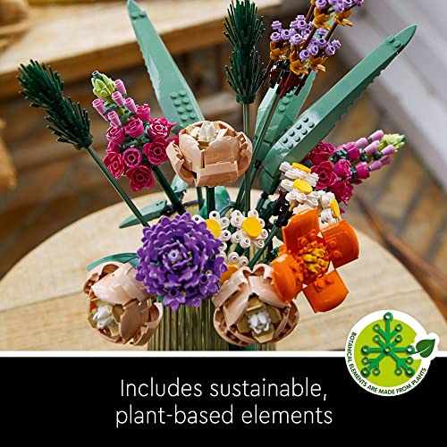 LEGO Icons Flower Bouquet Building Set - 10280 - Image 7