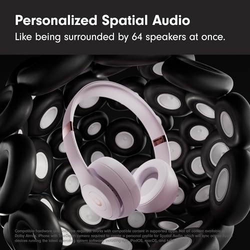 Beats Solo 4 - Wireless Bluetooth Headphones, Cloud Pink - Image 3