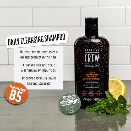 American Crew Daily Cleanser Shampoo for Men - 33.8 Fl Oz - Image 2