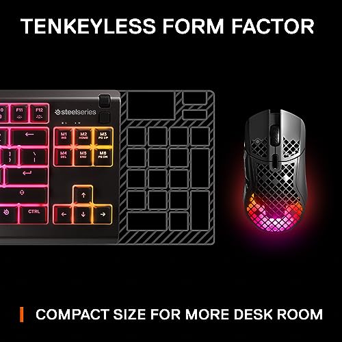 SteelSeries Apex 3 TKL RGB Gaming Keyboard - Tenkeyless Design - Image 7