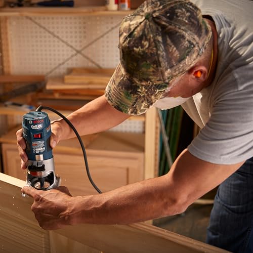 BOSCH PR20EVS 1 HP Compact Variable Speed Palm Router - Image 7