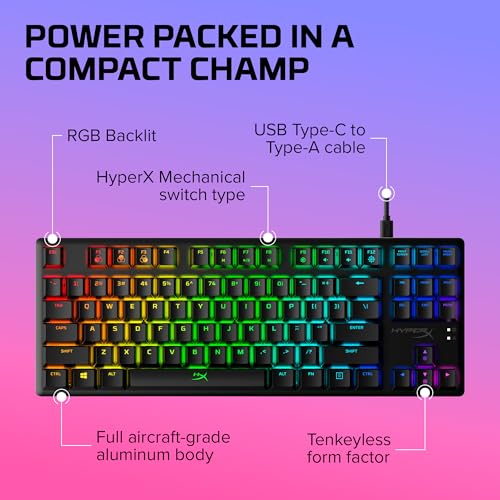 HyperX Alloy Origins Core - Compact RGB Gaming Keyboard - Image 7