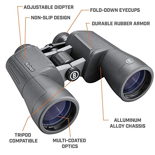 Bushnell PowerView 2 Binoculars 20x50, Grey - Image 8