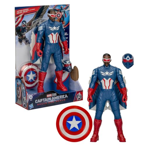 Marvel Avengers Captain America Flight Mode Action Figure - 9-Inch