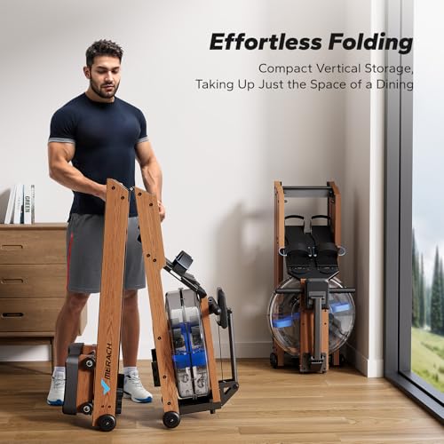 MERACH Foldable Water Rowing Machine for Home - Image 3