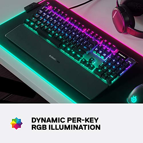 SteelSeries Apex 5 Hybrid Mechanical Gaming Keyboard with OLED Display - Image 2