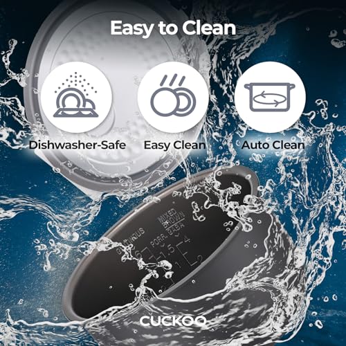 CUCKOO Modern Fuzzy Logic Rice Cooker - 6 Cup Cooked Capacity - Image 8