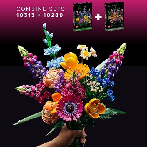 LEGO Icons Flower Bouquet Building Set - 10280 - Image 8