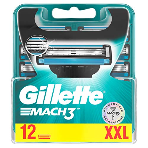 Gillette Mach3 Razor Blades for Men, 12-Pack - Image 2
