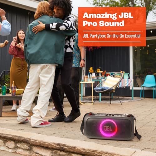JBL PartyBox On-The-Go Portable Bluetooth Speaker with Built-in Mic & Lights - Image 6