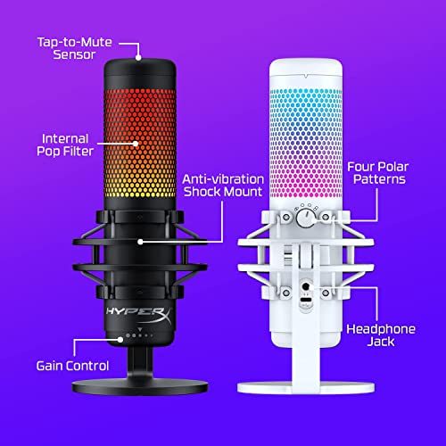 HyperX QuadCast S RGB Microphone for PC, PS5, Mac, and More - Image 3