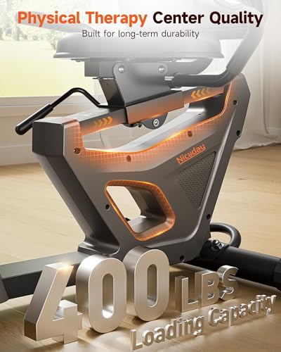 Niceday Recumbent Exercise Bike - Home Fitness with 400LBS Capacity & Smart Features - Image 5