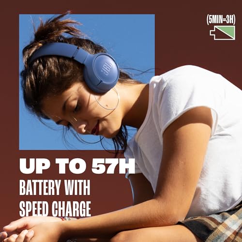 JBL Tune 520BT Wireless On-Ear Headphones - 57H Battery Life - Image 5