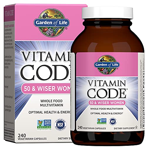 Garden of Life Vitamin Code Multivitamin for Women 50 & Over - 240 Capsules