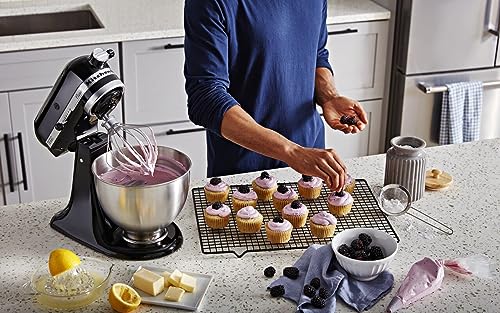 KitchenAid Classic 4.5 Quart Tilt-Head Stand Mixer - Onyx Black - Image 4