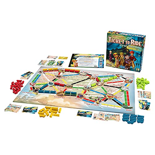 Ticket to Ride First Journey Board Game - Image 3