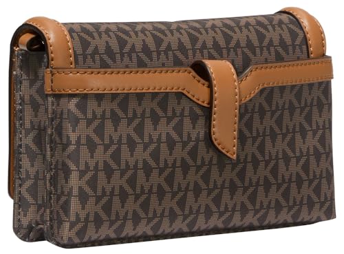 Michael Kors Jet Set Small Phone Crossbody Bag, Brown/Acorn - Image 3