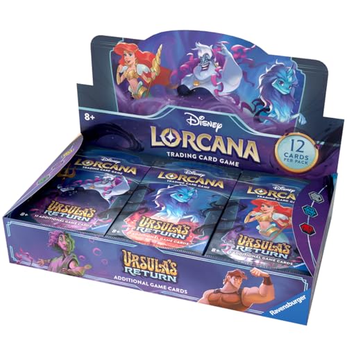 Disney Lorcana: Ursula's Return Booster Pack Display - 24 Packs of Collectible Cards