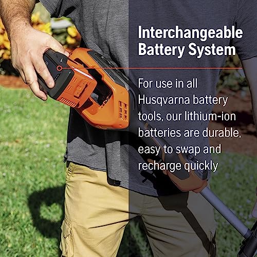 Husqvarna WeedEater 320iL Cordless String Trimmer with Battery & Charger - Image 3