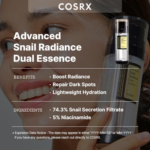 COSRX Niacinamide 5% + Snail Mucin Dual Essence Serum - Image 2