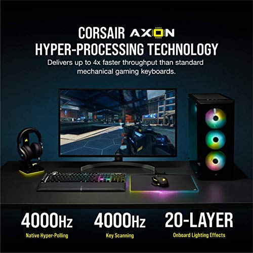 Corsair K100 RGB Optical-Mechanical Wired Gaming Keyboard - Image 3