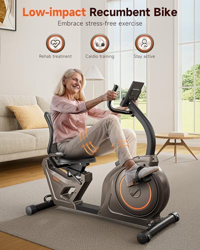 Niceday Recumbent Exercise Bike - Home Fitness with 400LBS Capacity & Smart Features - Image 2