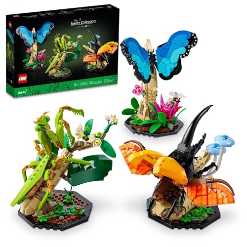 LEGO Ideas The Insect Collection - Collectible Model Building Kit for Adults