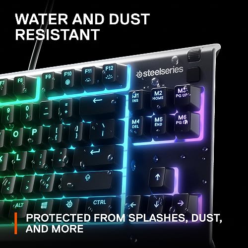 SteelSeries Apex 3 TKL RGB Gaming Keyboard - Tenkeyless Design - Image 5