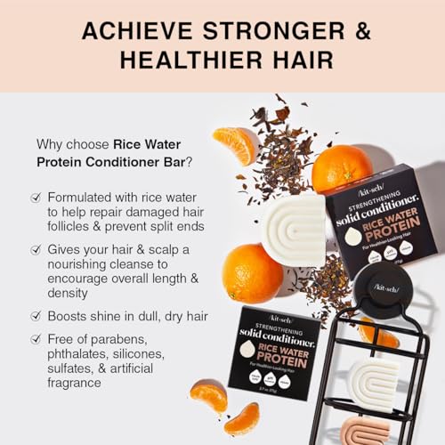 Kitsch Rice Water Shampoo & Conditioner Set - Sustainable Beauty for Healthy Hair - Image 4