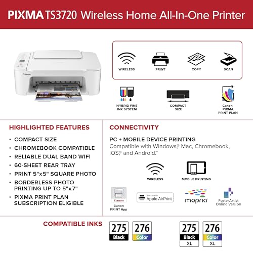 Canon PIXMA TS3720 Wireless All-in-One Printer - Image 6