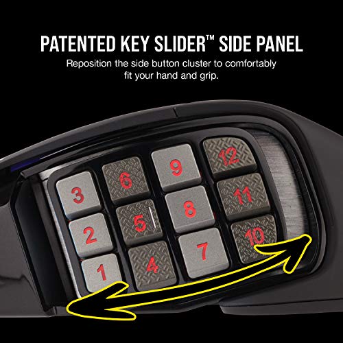 Corsair SCIMITAR RGB ELITE Gaming Mouse - 18,000 DPI & 17 Programmable Buttons - Image 4