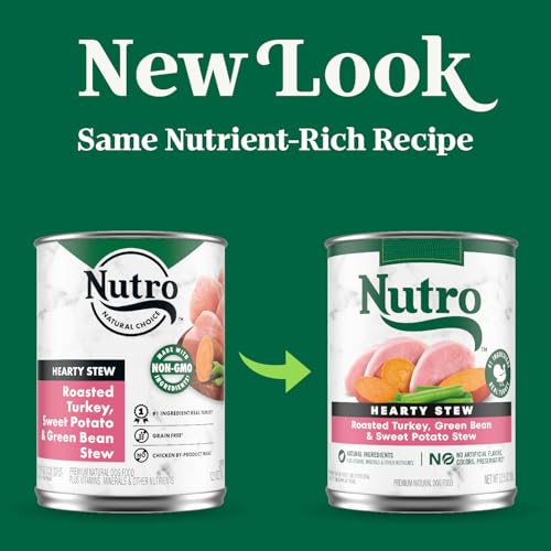 Nutro Hearty Stew Cuts in Gravy Adult Wet Dog Food Turkey Recipe - Image 2