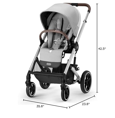 Cybex Balios S Lux Stroller - Lava Grey - Image 7