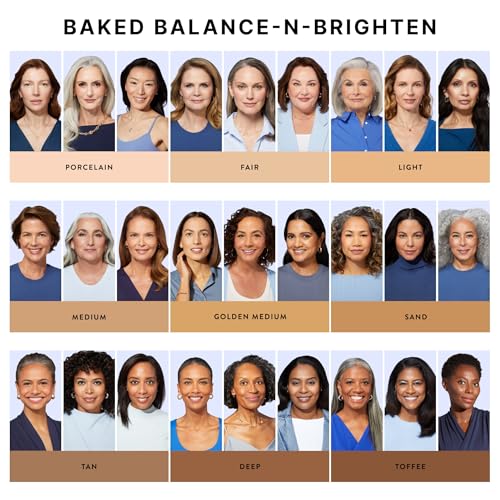 LAURA GELLER NEW YORK Award-Winning Baked Balance-n-Brighten Powder Foundation - Golden Medium - Image 9