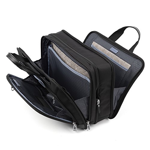Travelpro Platinum Elite Expandable Business Laptop Briefcase - Shadow Black - Image 5