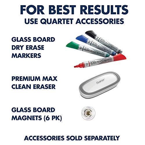 Quartet 48" x 36" Magnetic Glass Dry Erase White Board - Image 7