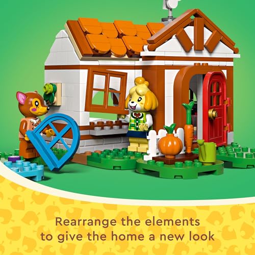 LEGO Animal Crossing Isabelle’s House Visit, Buildable Creative Toy for Kids - Image 5