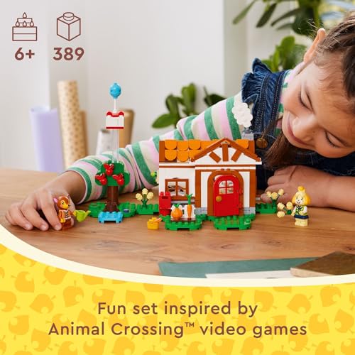 LEGO Animal Crossing Isabelle’s House Visit, Buildable Creative Toy for Kids - Image 3
